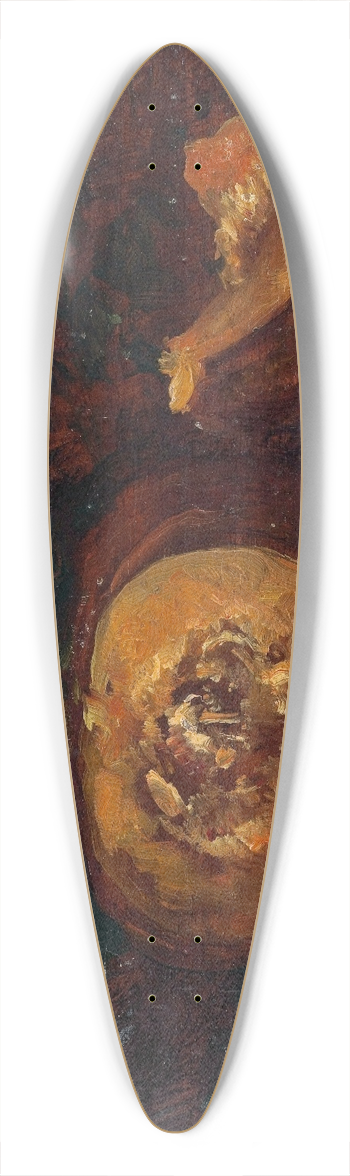Flix Ziem - Nature Morte Au Potiron 39.3 inch art pintail longboard deck