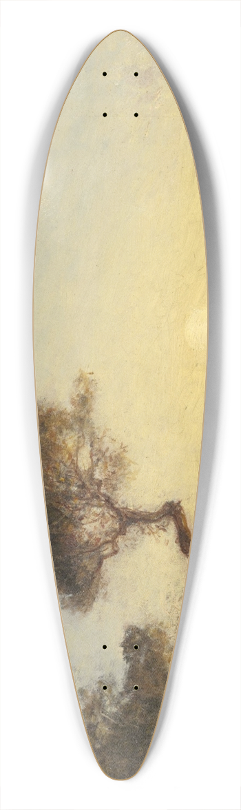 Flix Ziem - Pin parasol  lembouchure du Bosphore 39.3 inch art pintail longboard deck
