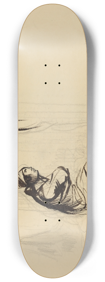 Jean-Louis Forain - Au congres de la Paix 8.25 inch art skate deck