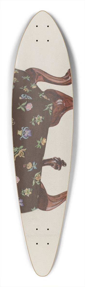 Florence Huston - Stool 39.3 inch art pintail longboard deck
