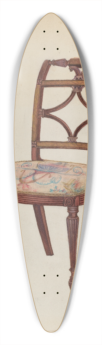 Florence Neal - American Chair 39.3 inch art pintail longboard deck