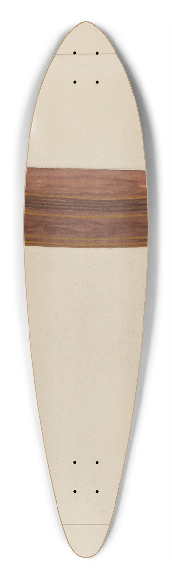 Florence Neal - Card Table 39.3 inch art pintail longboard deck