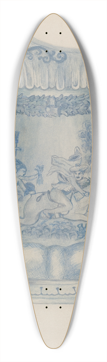 Florence Stevenson - Beer Pitcher 39.3 inch art pintail longboard deck