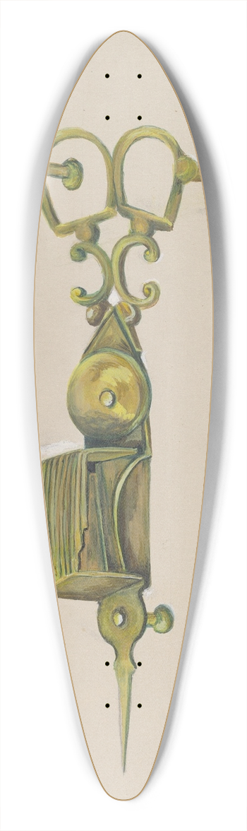 Florence Stevenson - Candle Snuffer 39.3 inch art pintail longboard deck