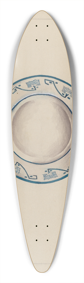Florence Stevenson - Cup Plate 39.3 inch art pintail longboard deck