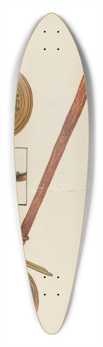 Florence Stevenson - Warming Pan 39.3 inch art pintail longboard deck