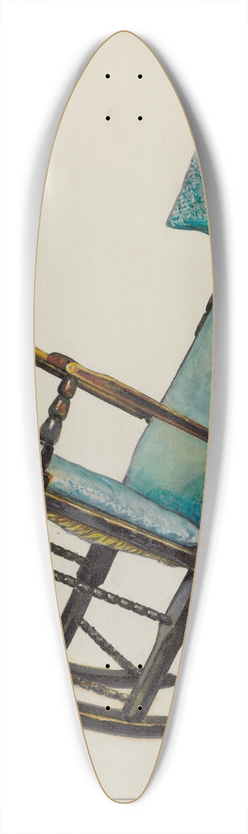 Florence Truelson - Chair with Head Rests 39.3 inch art pintail longboard deck