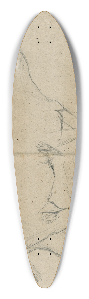 Floris Verster - Dromedary 39.3 inch art pintail longboard deck