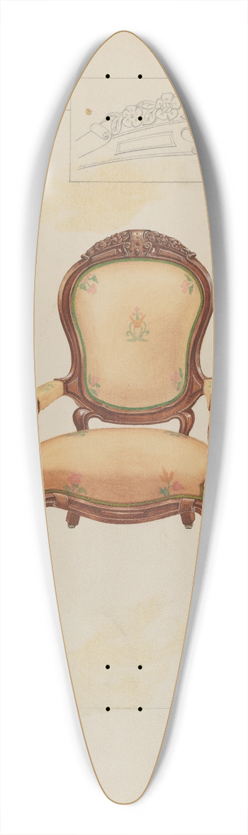 Floyd R. Sharp - Armchair 39.3 inch art pintail longboard deck