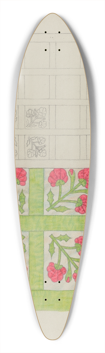 Floyd R. Sharp - Bedspread 39.3 inch art pintail longboard deck