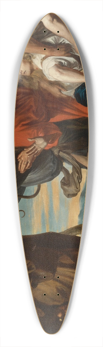 Follower of Anthony van Dyck - Moses And The Brazen Serpent 39.3 inch art pintail longboard deck