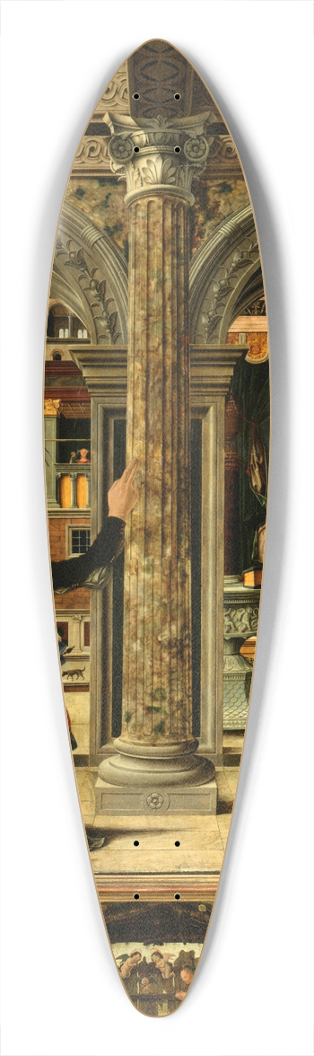 Francesco del Cossa - The Annunciation 39.3 inch art pintail longboard deck