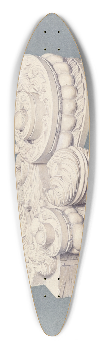 Frances Cohen - Billethead 39.3 inch art pintail longboard deck