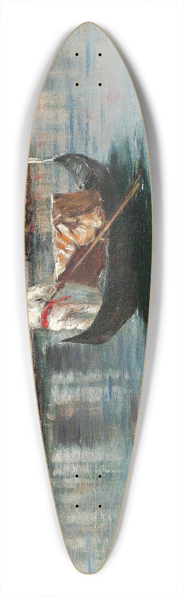 Francesco Mancini - Canal Grande 39.3 inch art pintail longboard deck
