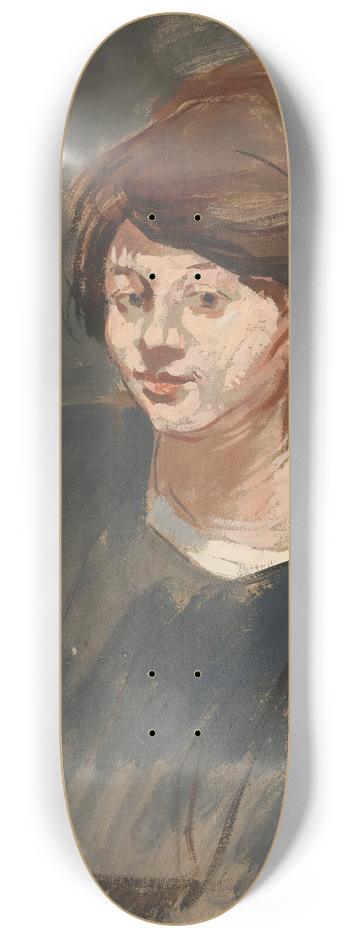 Jean-Louis Forain - Portrait Of A Woman 8.25 inch art skate deck