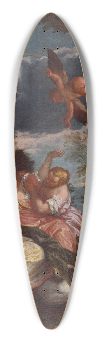 Francesco Montemezzano - The Rape ofEuropa 39.3 inch art pintail longboard deck