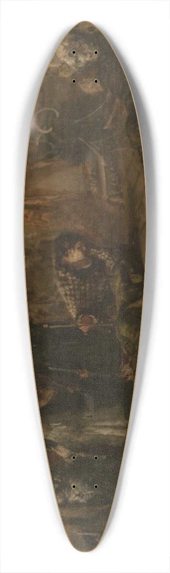 Francesco Paolo Michetti - El voto (boceto) 39.3 inch art pintail longboard deck