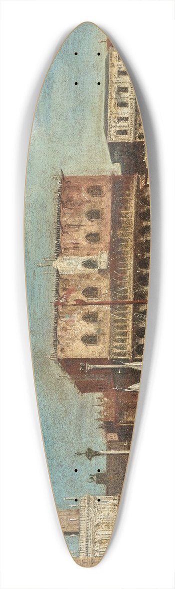 Francesco Tironi - San Marco Basin, Venice 39.3 inch art pintail longboard deck