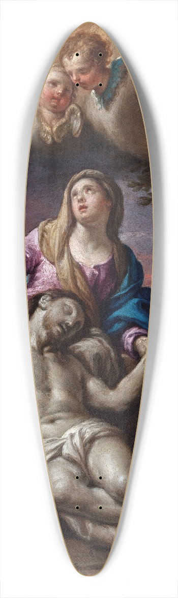 Francesco Trevisani - Piet 39.3 inch art pintail longboard deck