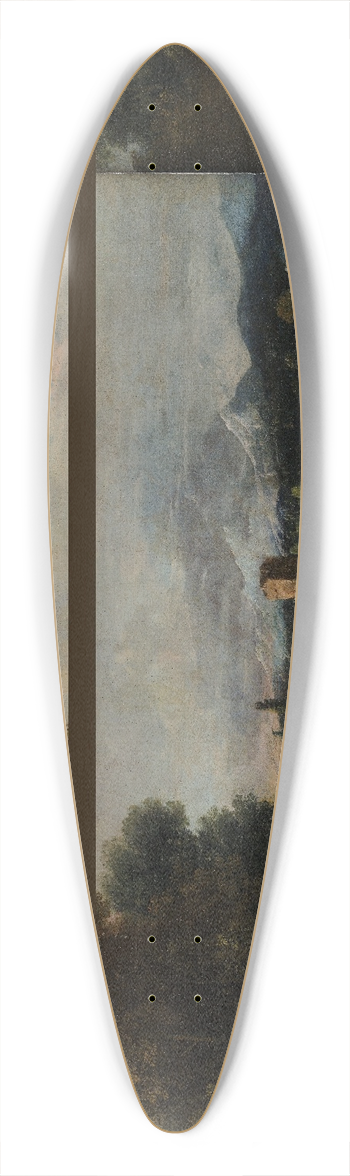 Francesco Zuccarelli - Paesaggio con la mungitura 39.3 inch art pintail longboard deck