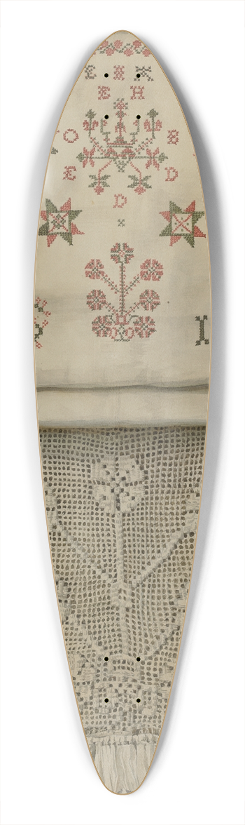 Frances Lichten - 1829 Show Towel 39.3 inch art pintail longboard deck