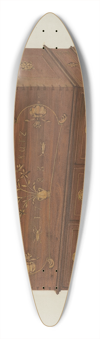 Frances Lichten - Chest 39.3 inch art pintail longboard deck