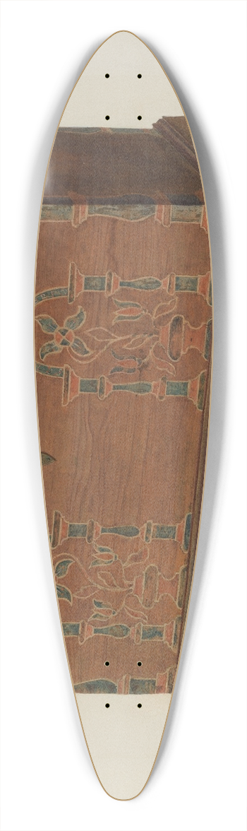Frances Lichten - Pa. German Dower Chest 39.3 inch art pintail longboard deck