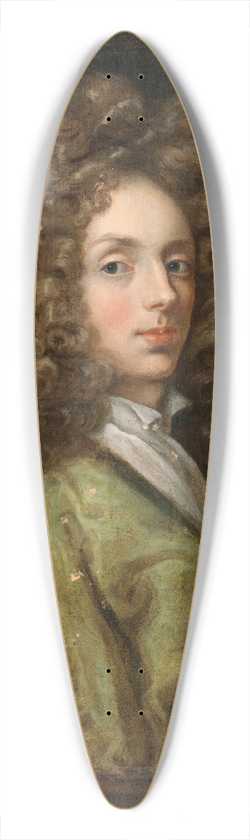 Francis Bindon - Portrait of a Young Man 39.3 inch art pintail longboard deck