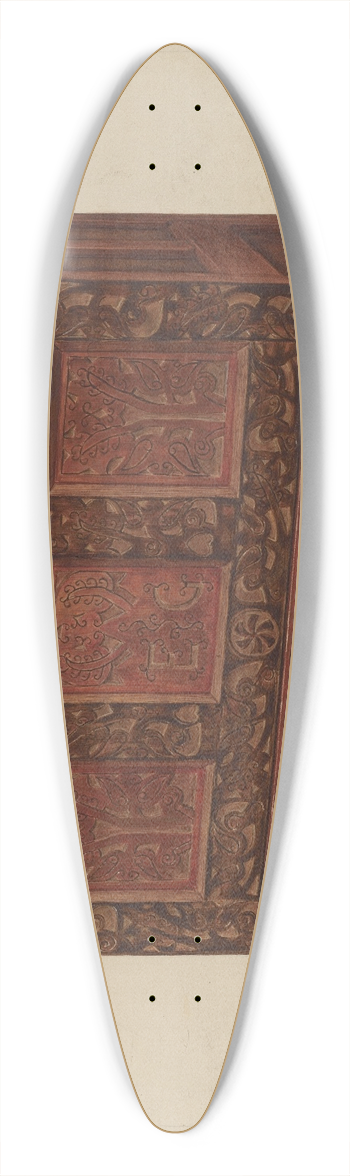 Francis Borelli - Chest 39.3 inch art pintail longboard deck