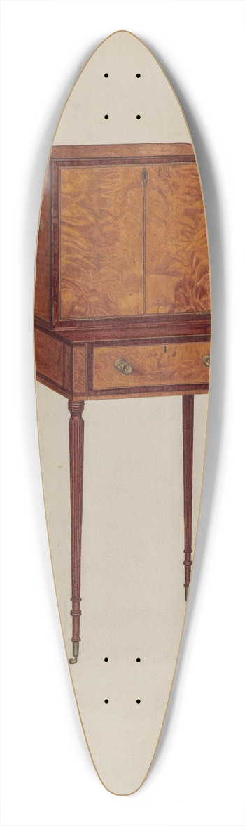 Francis Borelli - Desk 39.3 inch art pintail longboard deck