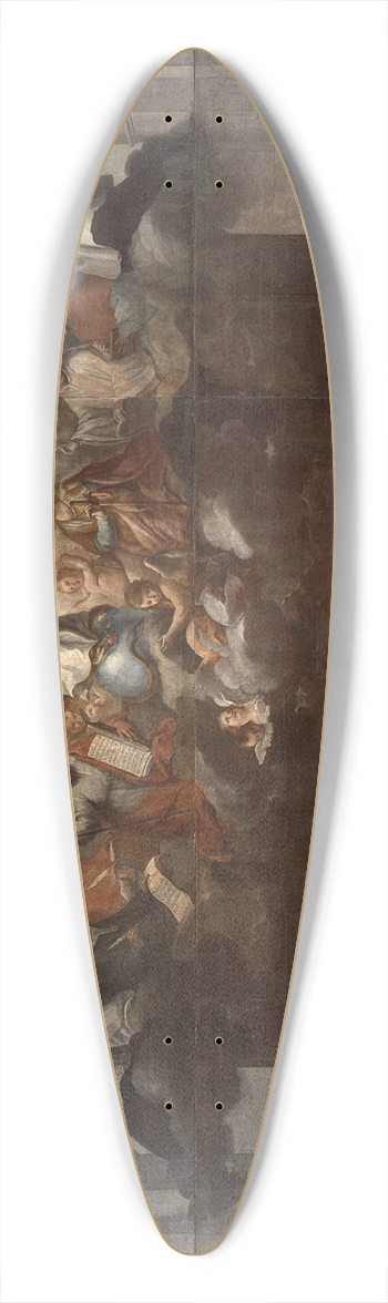 Francisco Antonio Vallejo - Glorification of the Immaculate Conception 39.3 inch art pintail longboard deck