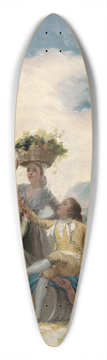 Francisco de Goya - Autumn 39.3 inch art pintail longboard deck