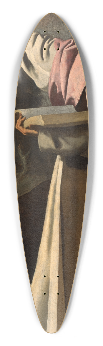 Francisco de Zurbarn - Saint Jerome 39.3 inch art pintail longboard deck