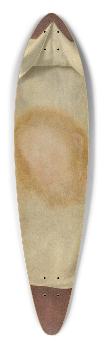 Francisco de Zurbarn - The holy Face 39.3 inch art pintail longboard deck