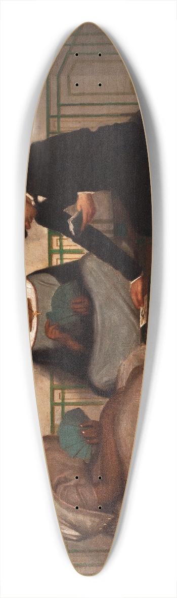 Francisco Laso - The Three Races Or Equality Before The Law 39.3 inch art pintail longboard deck