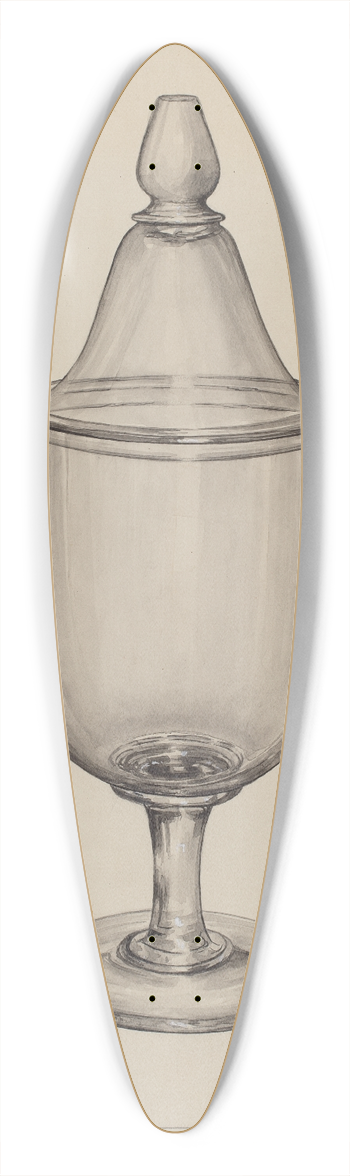Francis Law Durand - Candy Container 39.3 inch art pintail longboard deck