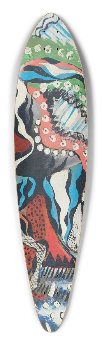 Francis Picabia - Baigneuse 39.3 inch art pintail longboard deck