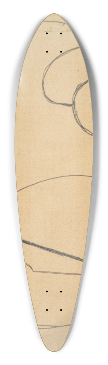 Francis Picabia - Fatima 39.3 inch art pintail longboard deck