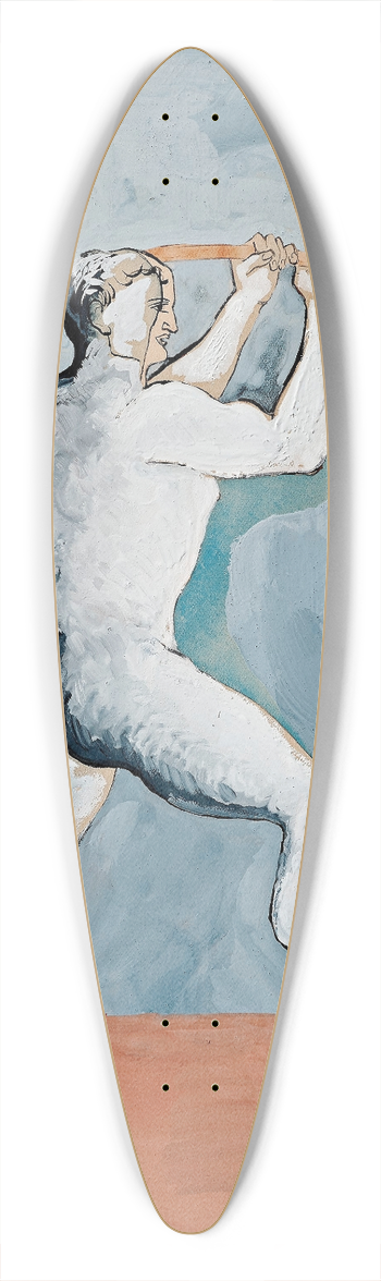 Francis Picabia - Hercule Devant La Lune 39.3 inch art pintail longboard deck