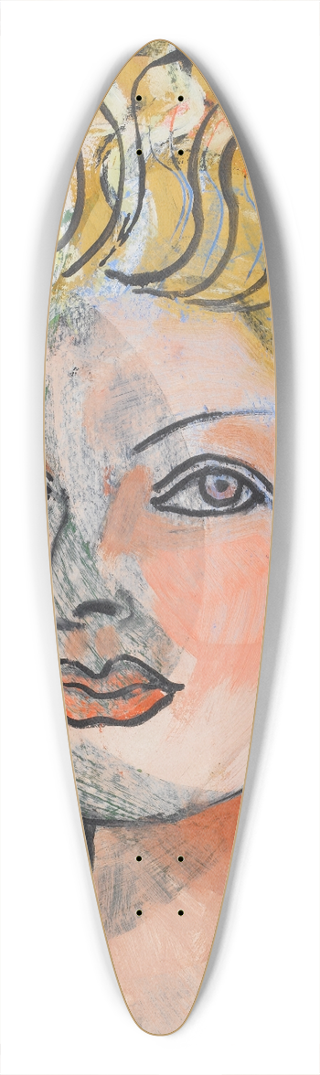 Francis Picabia - La blonde 39.3 inch art pintail longboard deck