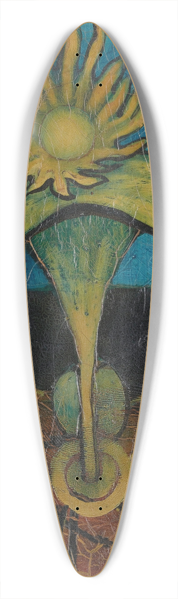 Francis Picabia - La fleur 39.3 inch art pintail longboard deck