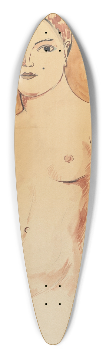 Francis Picabia - Sans titre 39.3 inch art pintail longboard deck