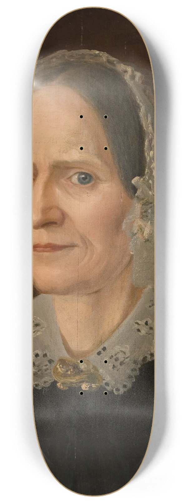 Amaldus Nielsen - Portrett av kunstnerens mor 8.25 inch art skate deck