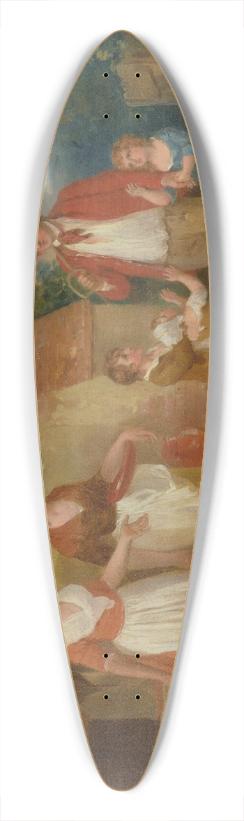 Francis Wheatley - Evening 39.3 inch art pintail longboard deck