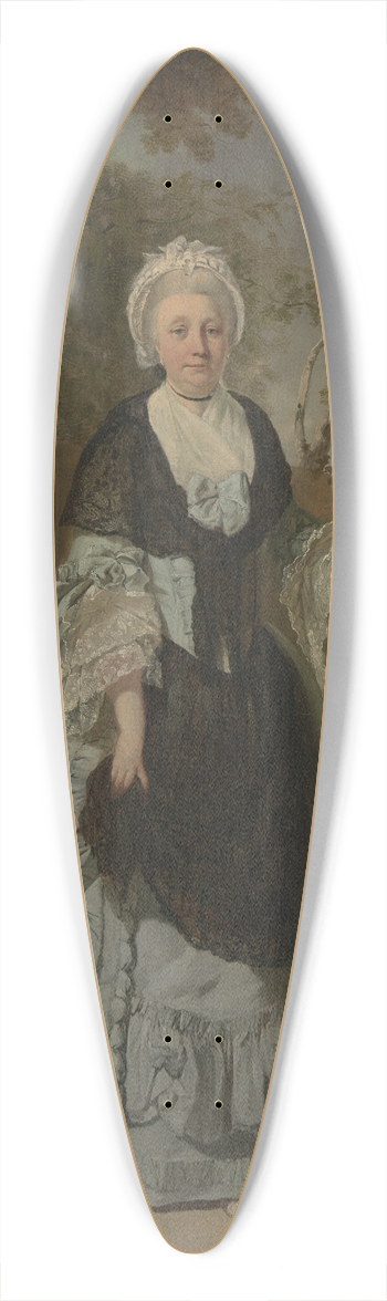 Francis Wheatley - Mrs. Bentley 39.3 inch art pintail longboard deck