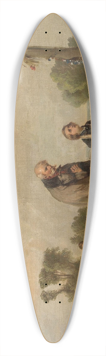 Franciszek Kostrzewski - Sons return (insurgent) 39.3 inch art pintail longboard deck