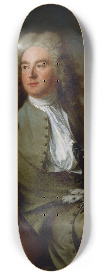 Jean-Marc Nattier - Portrait of a Gentleman as a Hunter 8.25 inch art skate deck