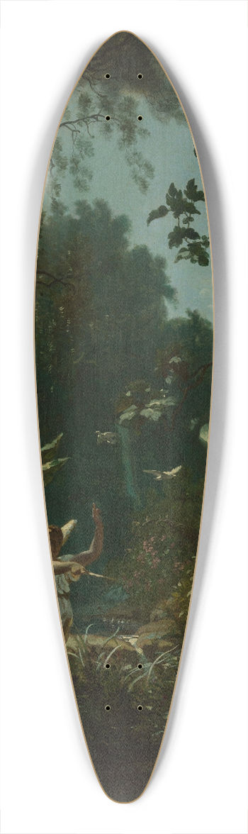 Francois-Louis Franais - Adam et Eve chasss du paradis 39.3 inch art pintail longboard deck