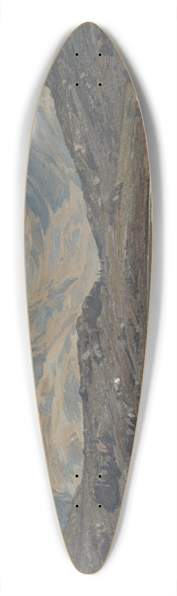 Francois-Louis Franais - Mountain Landscape 39.3 inch art pintail longboard deck