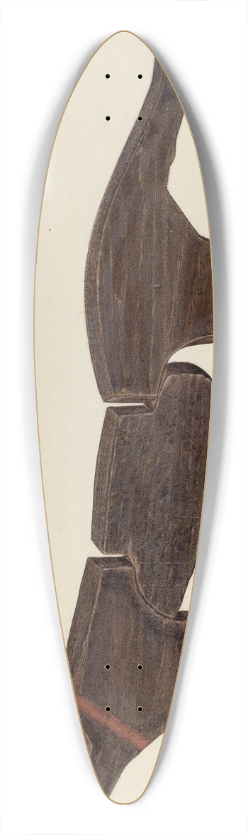 Frank Budash - Dachshund 39.3 inch art pintail longboard deck